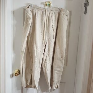 Cream colored capris
